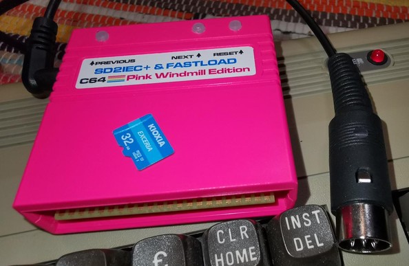 SD2IEC & Fastload Hybrid Cart for the Commodore 64 - Load / Save PRG & D64 / Dxx images via Micro SD Card - https://www.tfw8b.com/product/sd2iec_fastload_hybrid/
