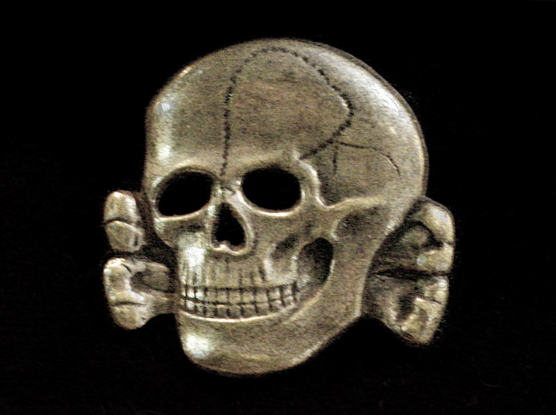 Nazi SS Totenkopf ("death's head") skull pin